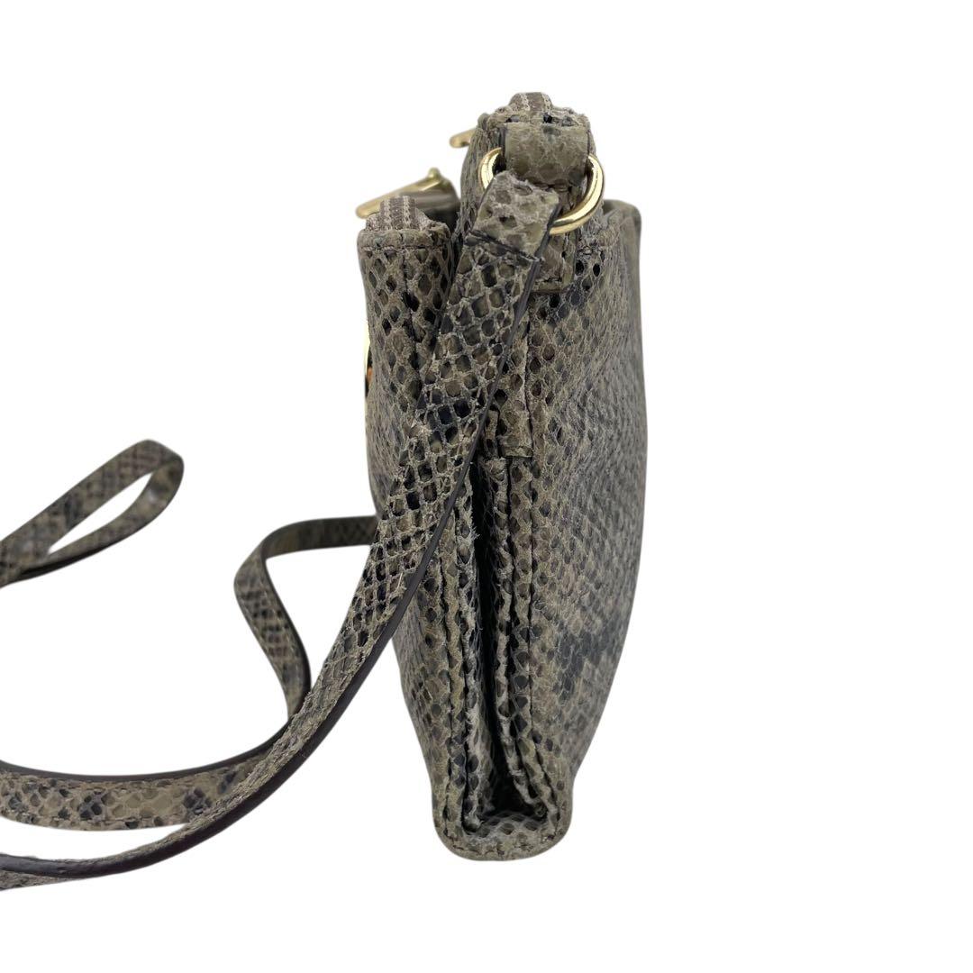 ✨極美品 マイケルコース MICHAEL KORS パイソン ショルダーバッグ