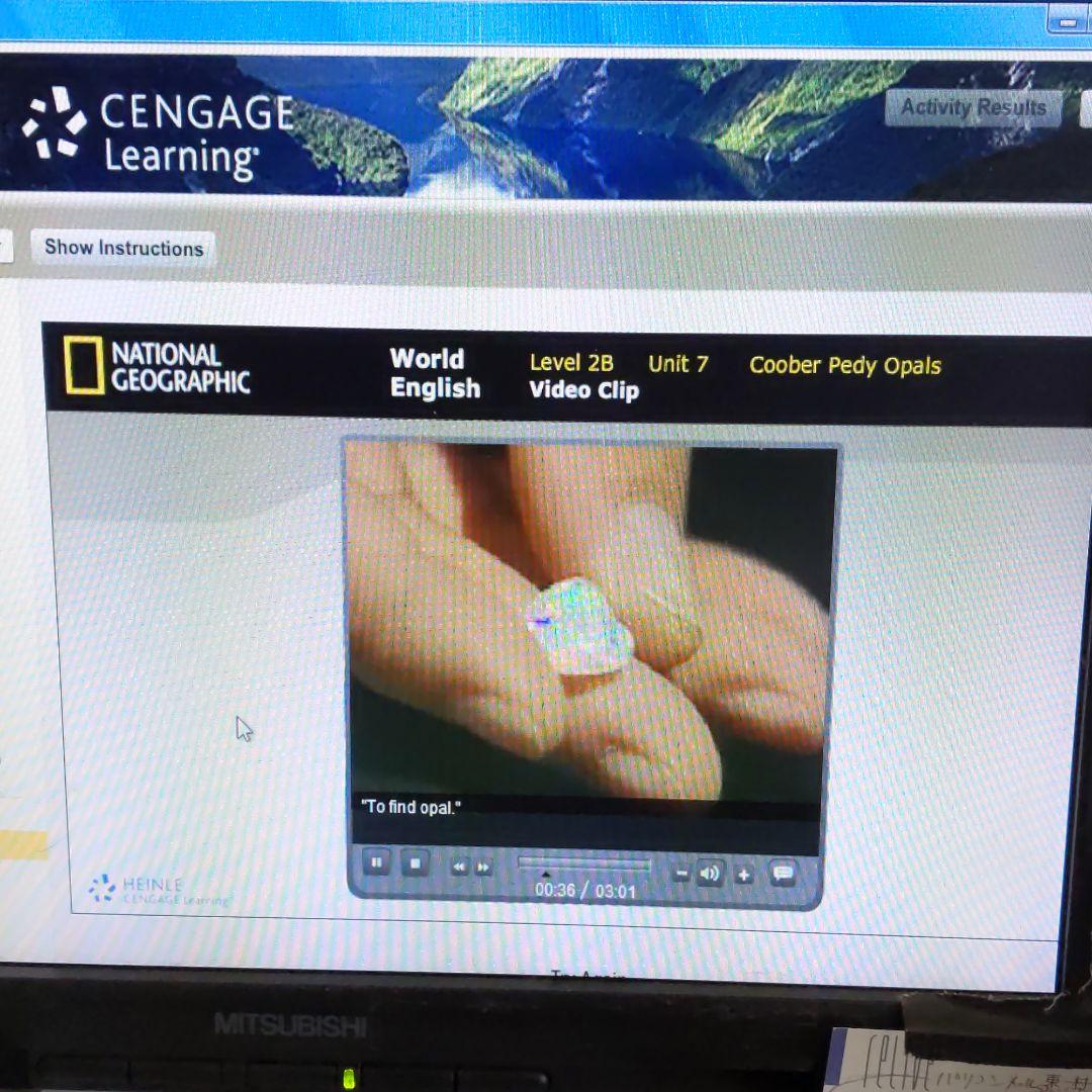 ②World English 2A 2B　ナショナル ジオ グラフィック　目次