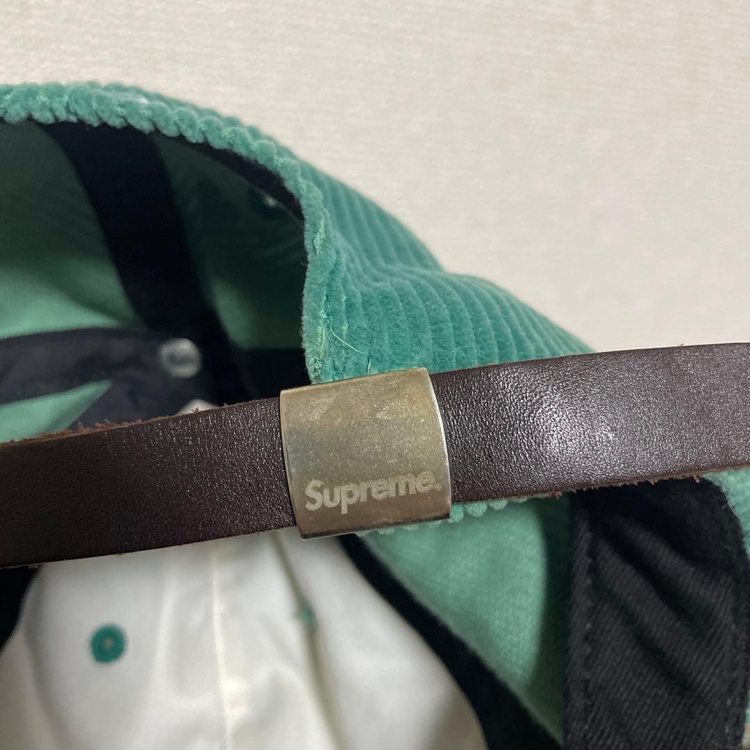 Supreme コーデュロイキャップ 緑