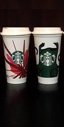 レア スターバックス グリーンエプロン スタバ リユースカップ Reusable