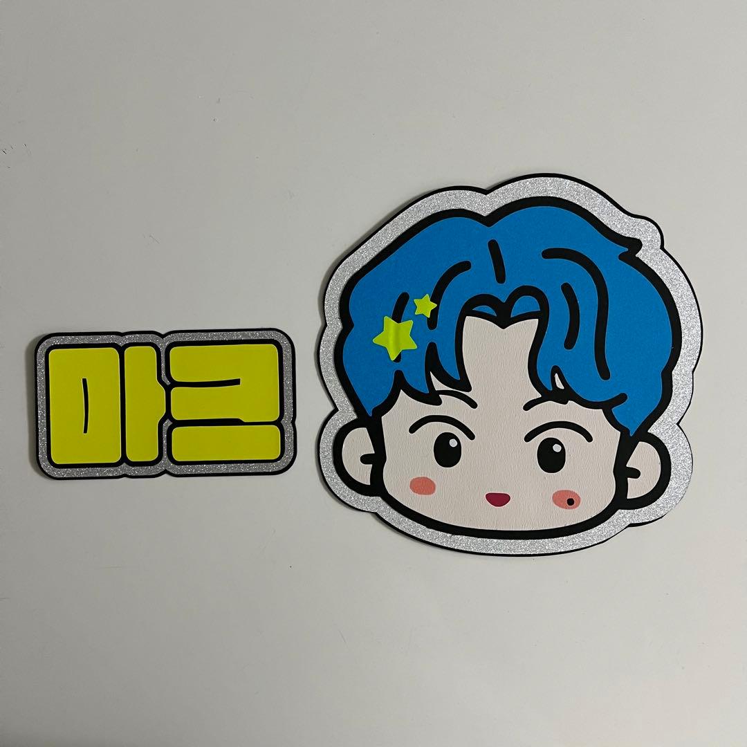 【215】うちわ　うちわボード　NCT マーク