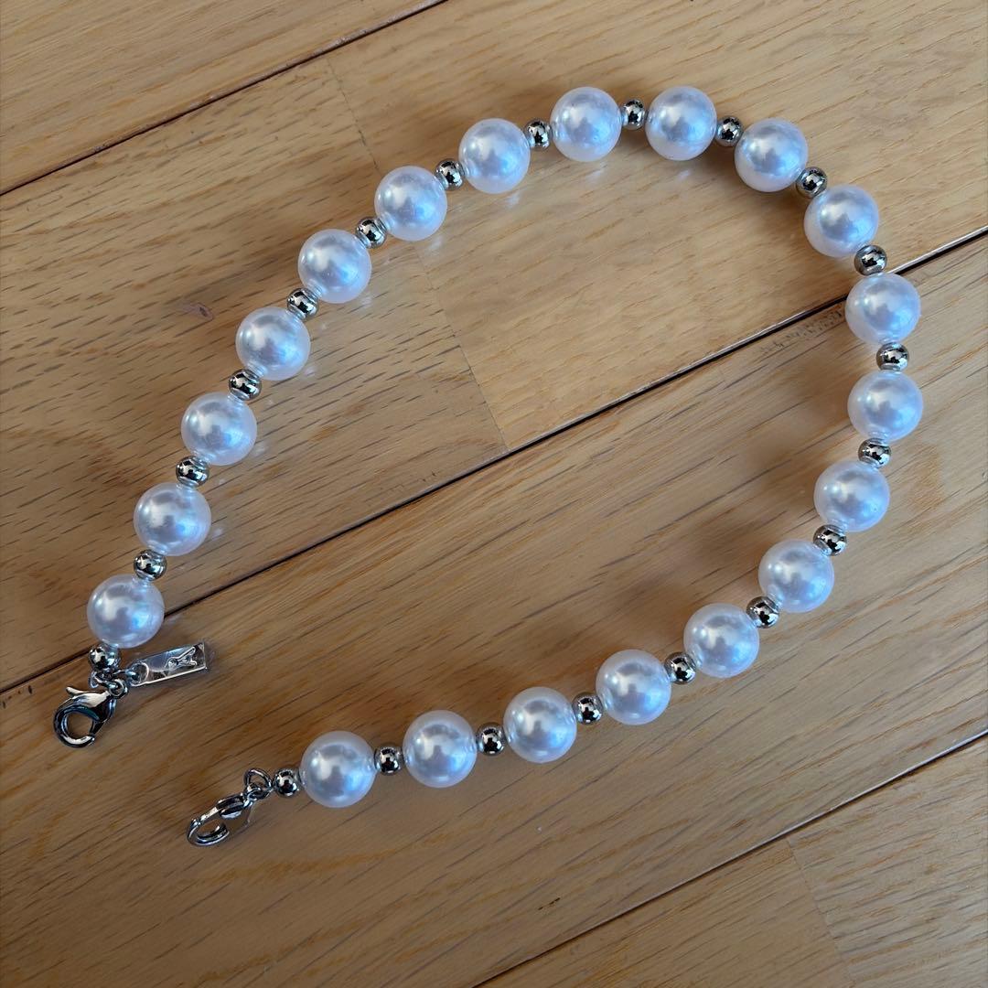 【ANTEPRIMA】ペルラーティ シルバー パール ストラップ