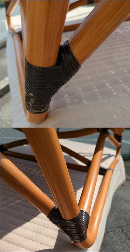 〈たのめる便・現状渡し〉ヤマカワラタン レストチェア CL-752