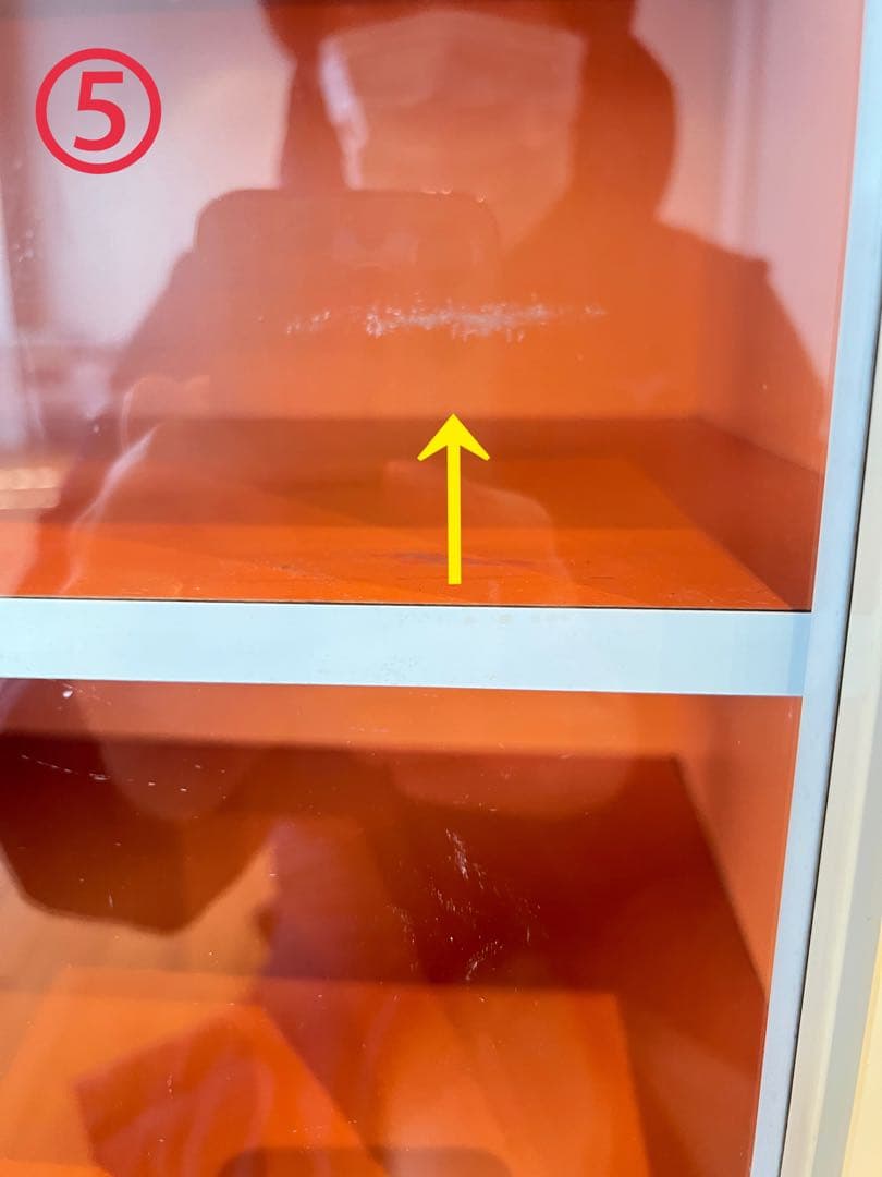 昭和レトロ レトロポップ 食器棚 ガラスキャビネット 木製 キッチン収納 古家具