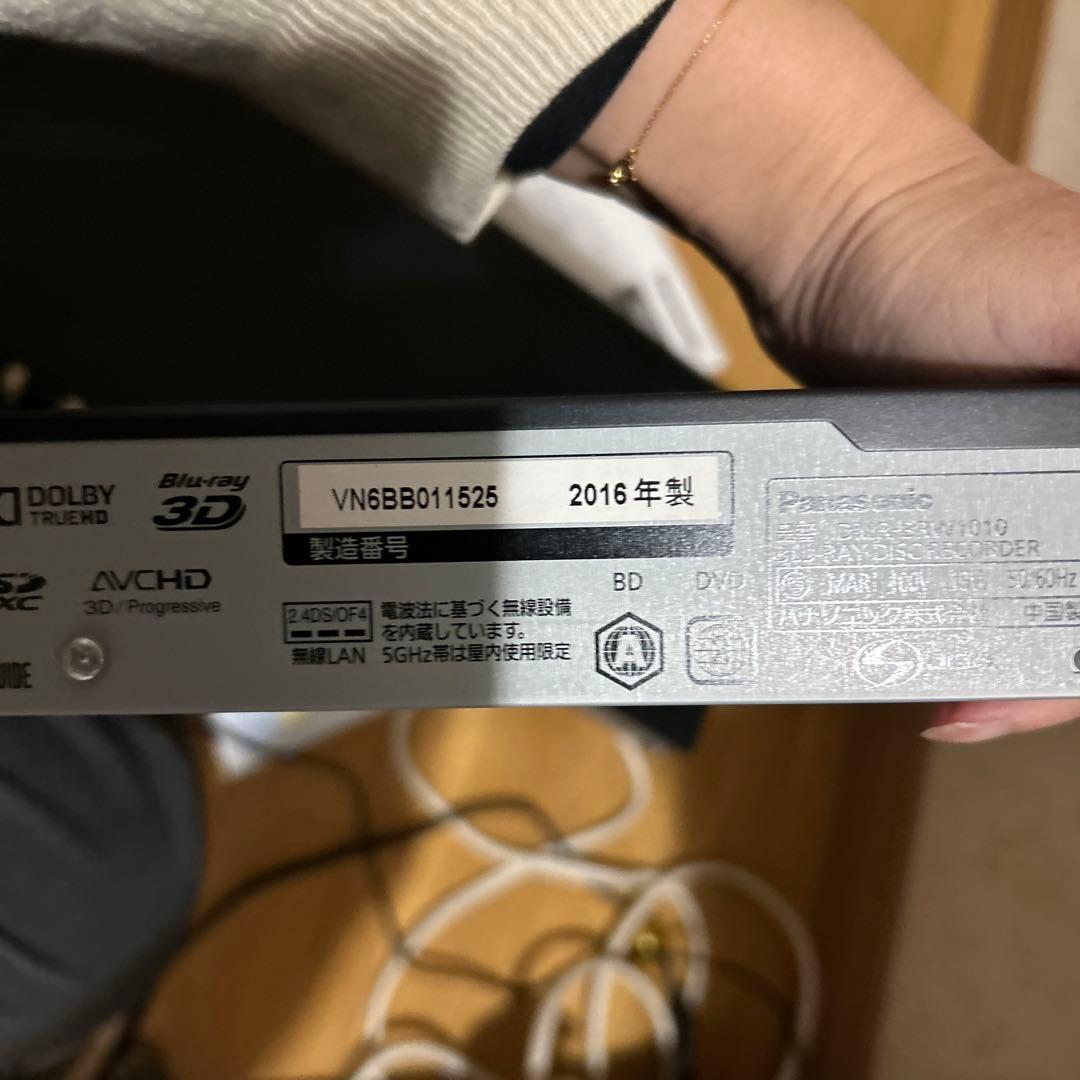 動作品　Panasonic DMR-BRW1010＋DMR-BRW1020