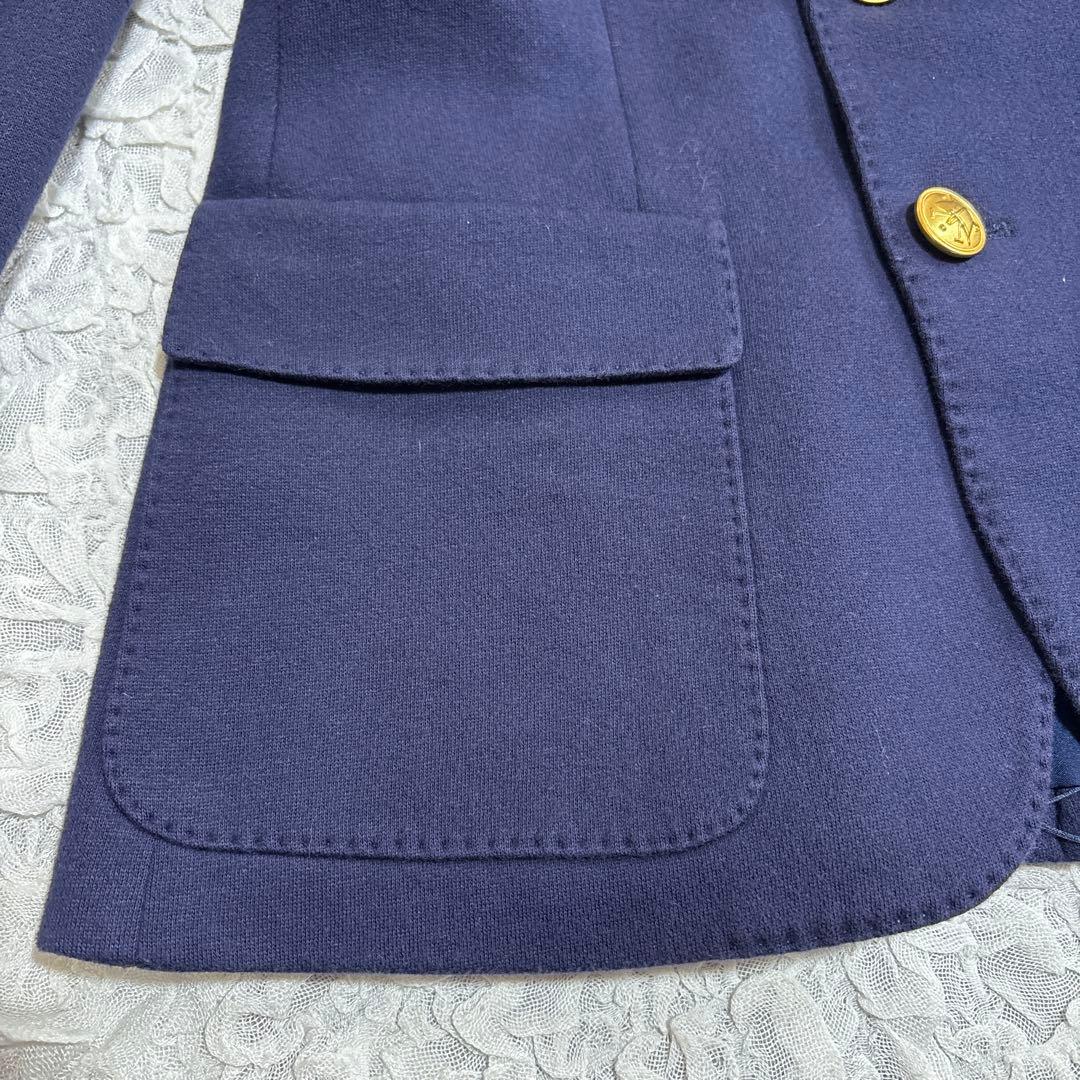 希少　ラルフローレン　ブリオン刺繍 乗馬 クラシック ジャケット　ネイビー　金釦