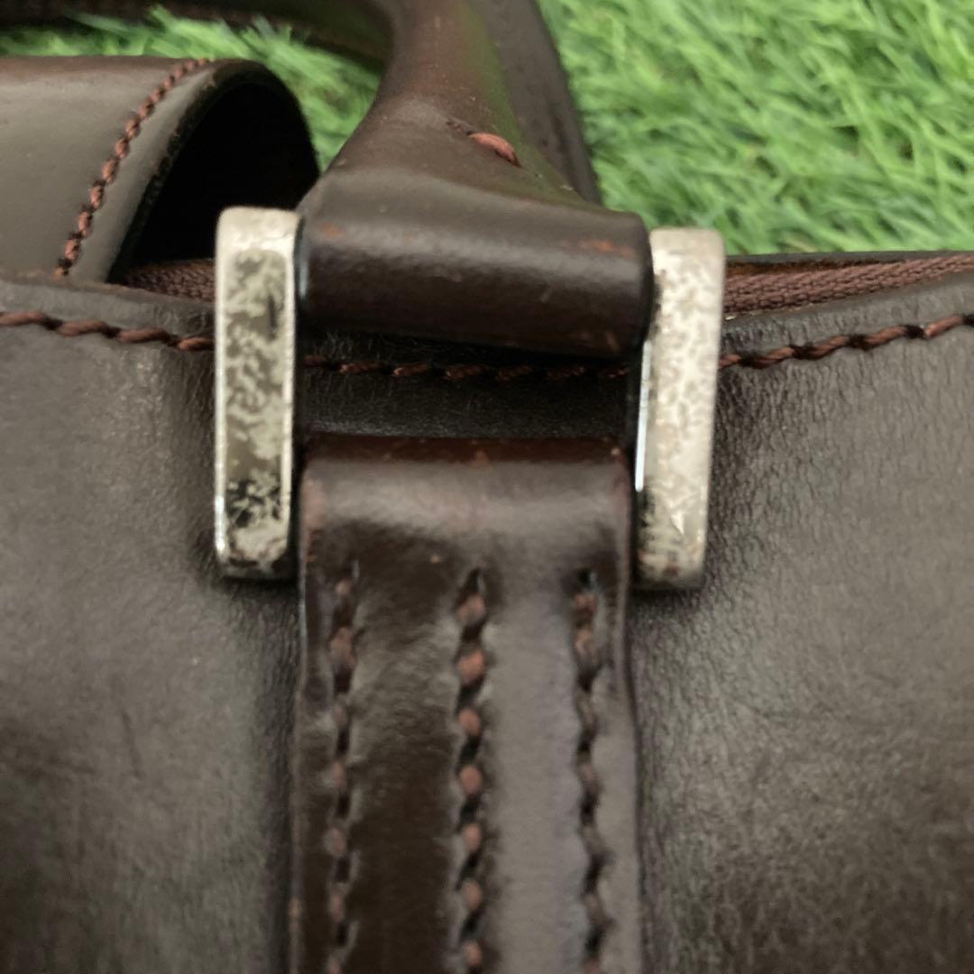 万双　ビジネスバッグ　ブライドル　シングル天ファスナー