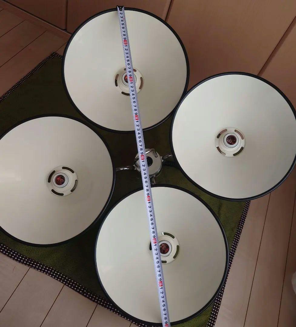 【最終価格】◆昭和レトロ◆ 松下電工　ナショナル　白熱灯 照明器具 4灯 70s