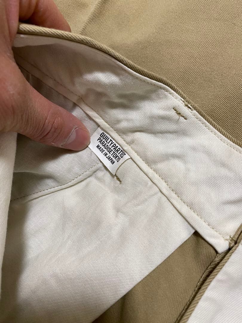 ワコマリア DOUBLE PLEATED CHINO TROUSERS