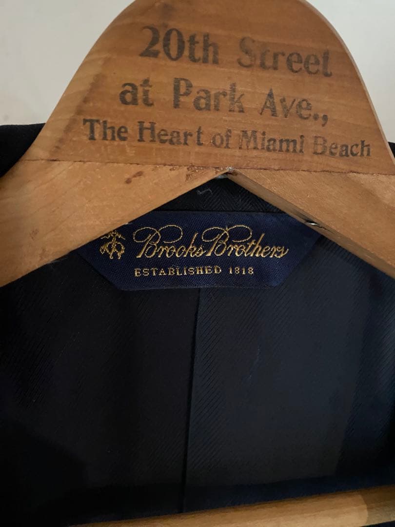 名作 ブルックスブラザーズ スーツ ストライプ hbt ネイビー