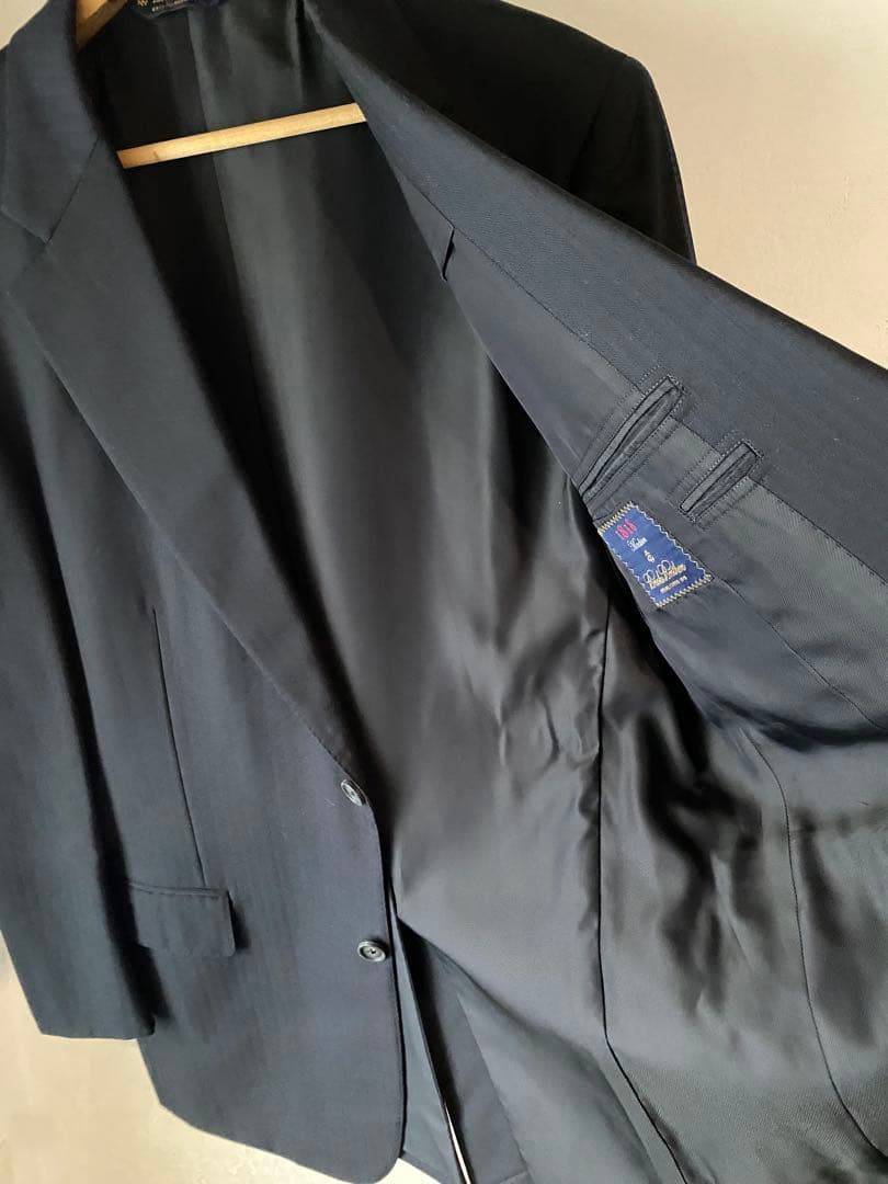 名作 ブルックスブラザーズ スーツ ストライプ hbt ネイビー