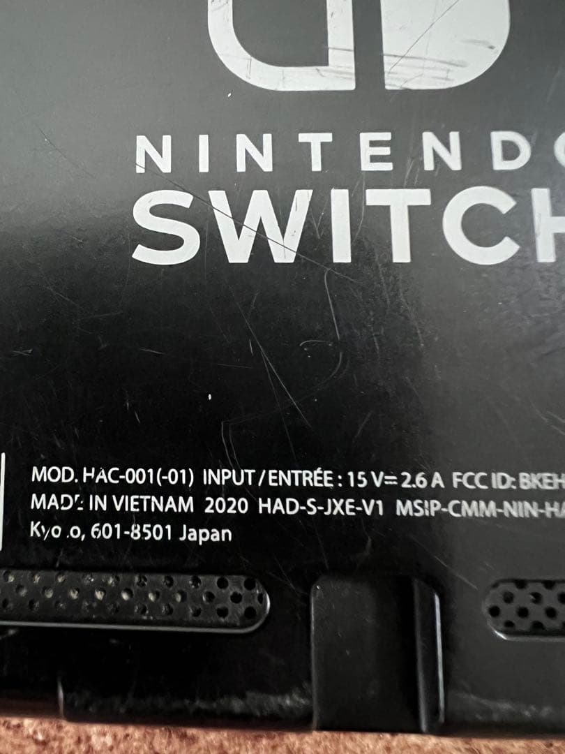 Nintendo Switch　本体　ジャンク品 ①