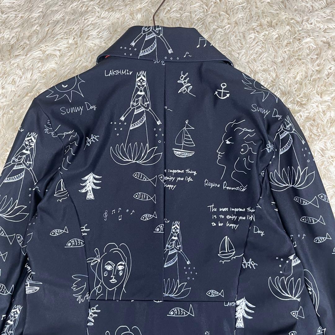 Regina Romantico 総柄 テーラードジャケット 36 Sサイズ