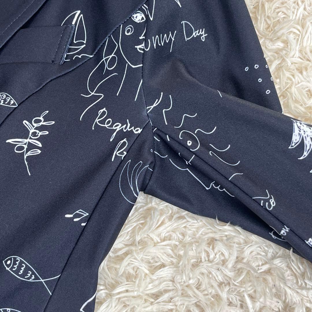 Regina Romantico 総柄 テーラードジャケット 36 Sサイズ