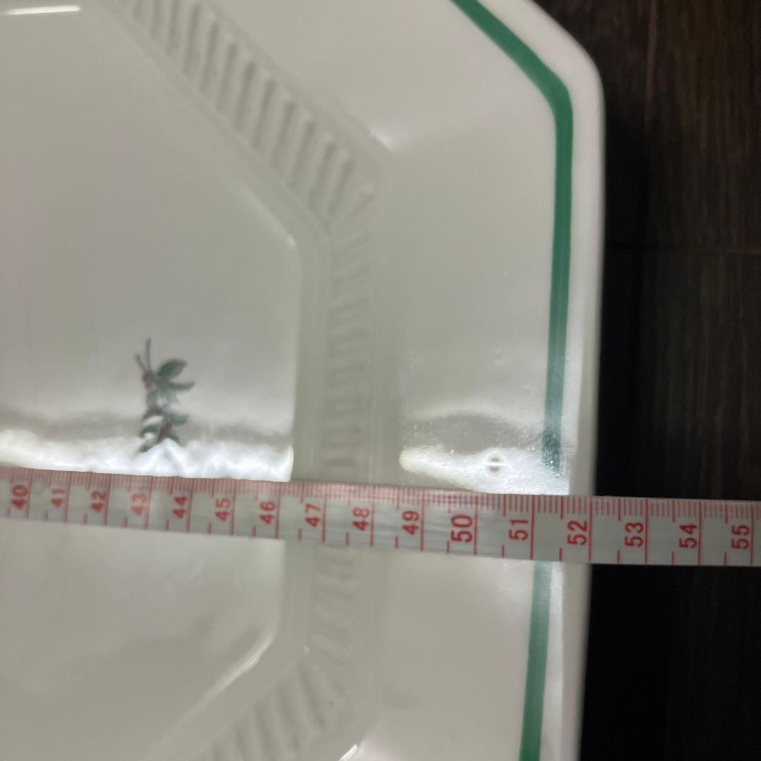 NIKKO コレクターズ食器　クリスマスツリー八角形プレート大皿★キングサイズ