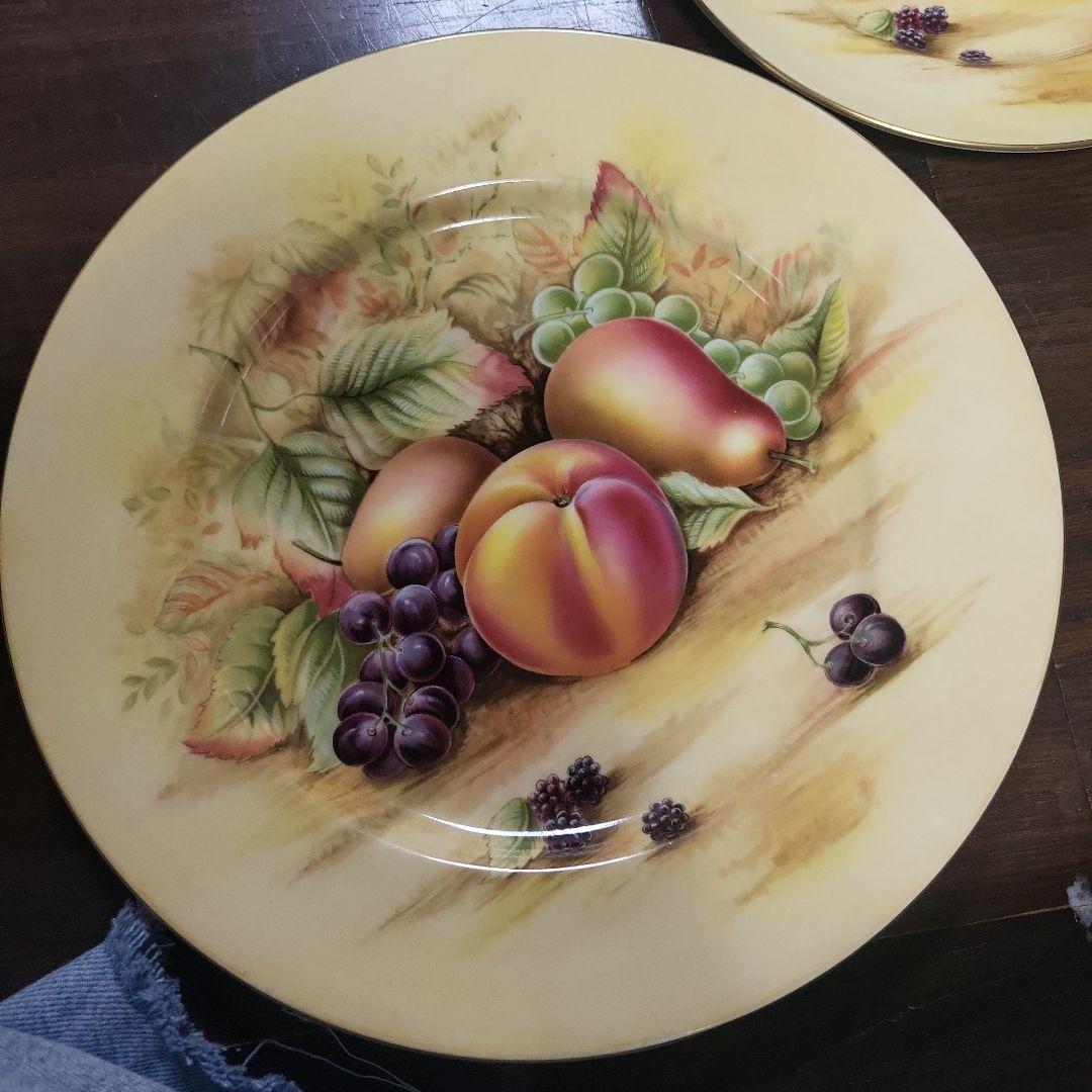 希少、廃盤エインズレイ　イギリス製オーチャードゴールド　お皿セット