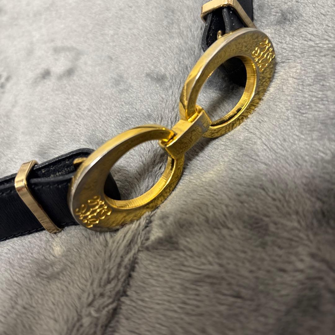 ロエベ LOEWE ベルト アナグラム 全長93cm 幅2cm 85 レザー
