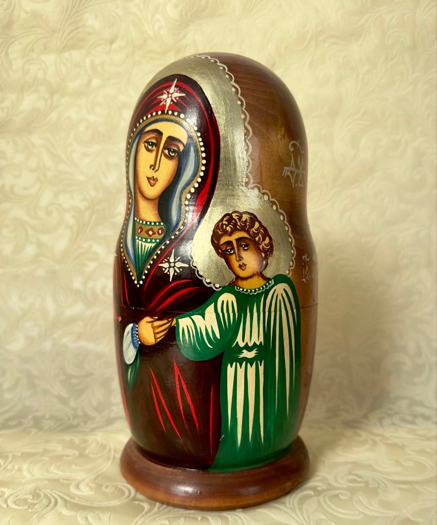 聖母子・聖人マトリョーシカ　10体　新品未使用　入手困難　稀少品　急遽値下げ！