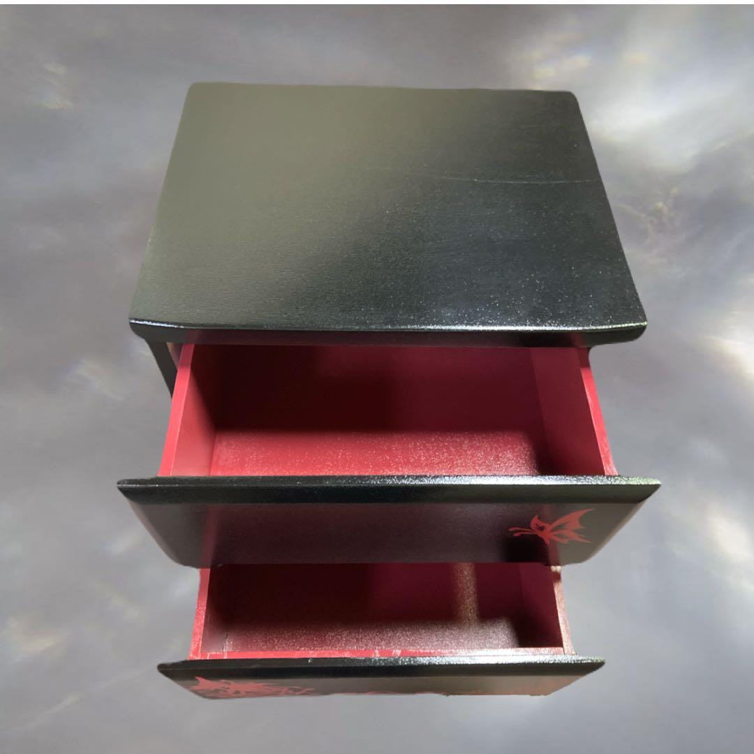 【バタフライROSE】2段チェスト(送料無料)