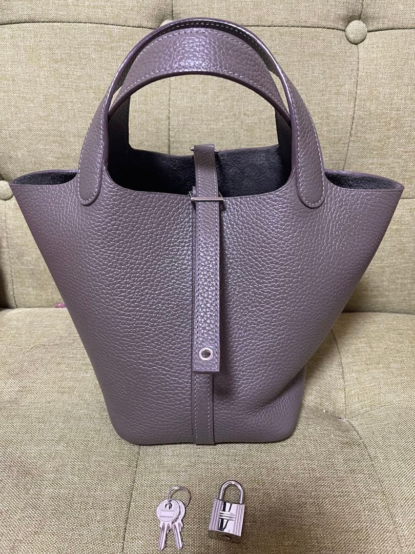 専用　本革ハンドバッグ　キューブバッグ　バケツ型バッグPM手縫い