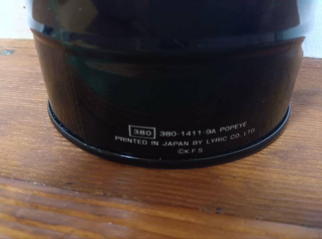 ポパイ（POPEYE）　缶　ペン立てか灰皿