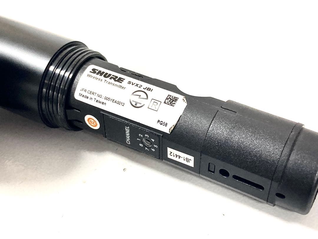 SHURE SVX4/PG58 ワイヤレスマイクセット