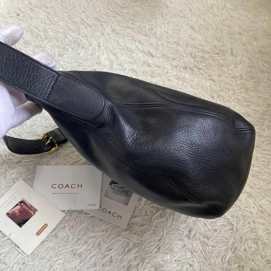 極美品 vintage coach old soho shoulder 黒