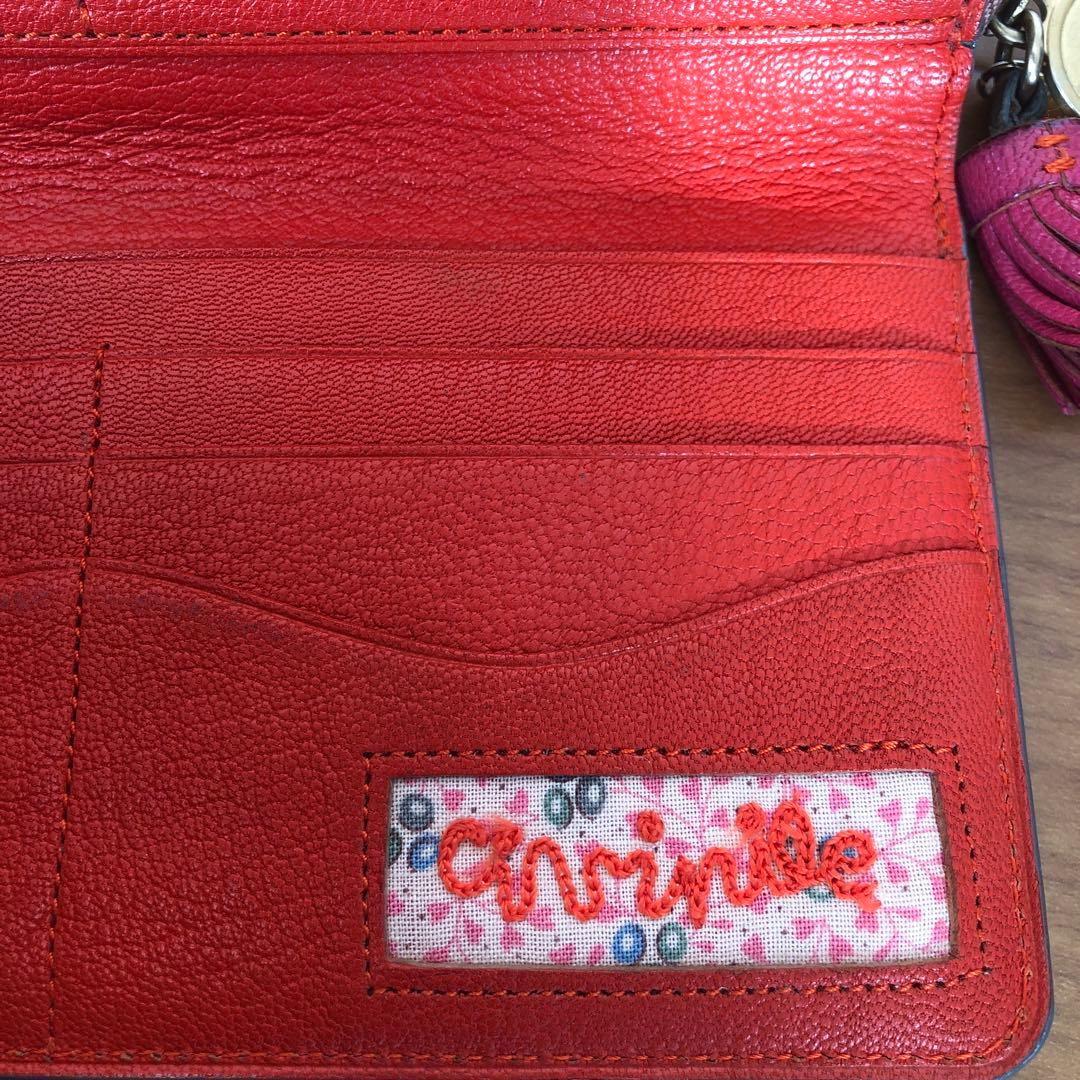 チビナイル　CIVINILE クロコダイルレザー長財布 タッセル付き