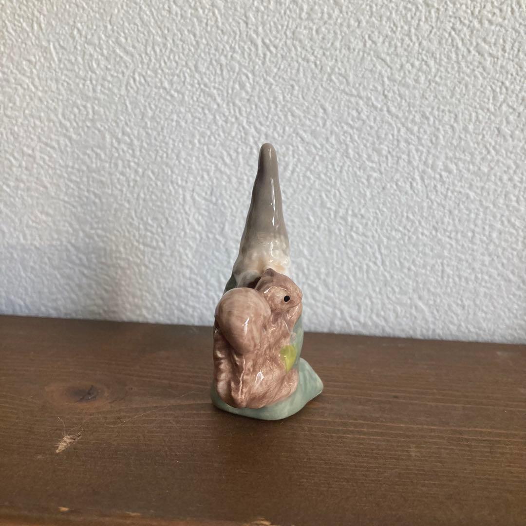 北欧ヴィンテージ【珍】優しいお色味のトムテたち（リス/ウサギ/ハリネズミ）セット