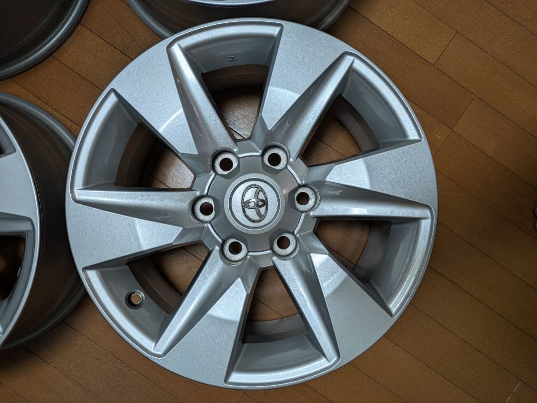 【aaaaa①】トヨタ 17インチ シルバー ホイール