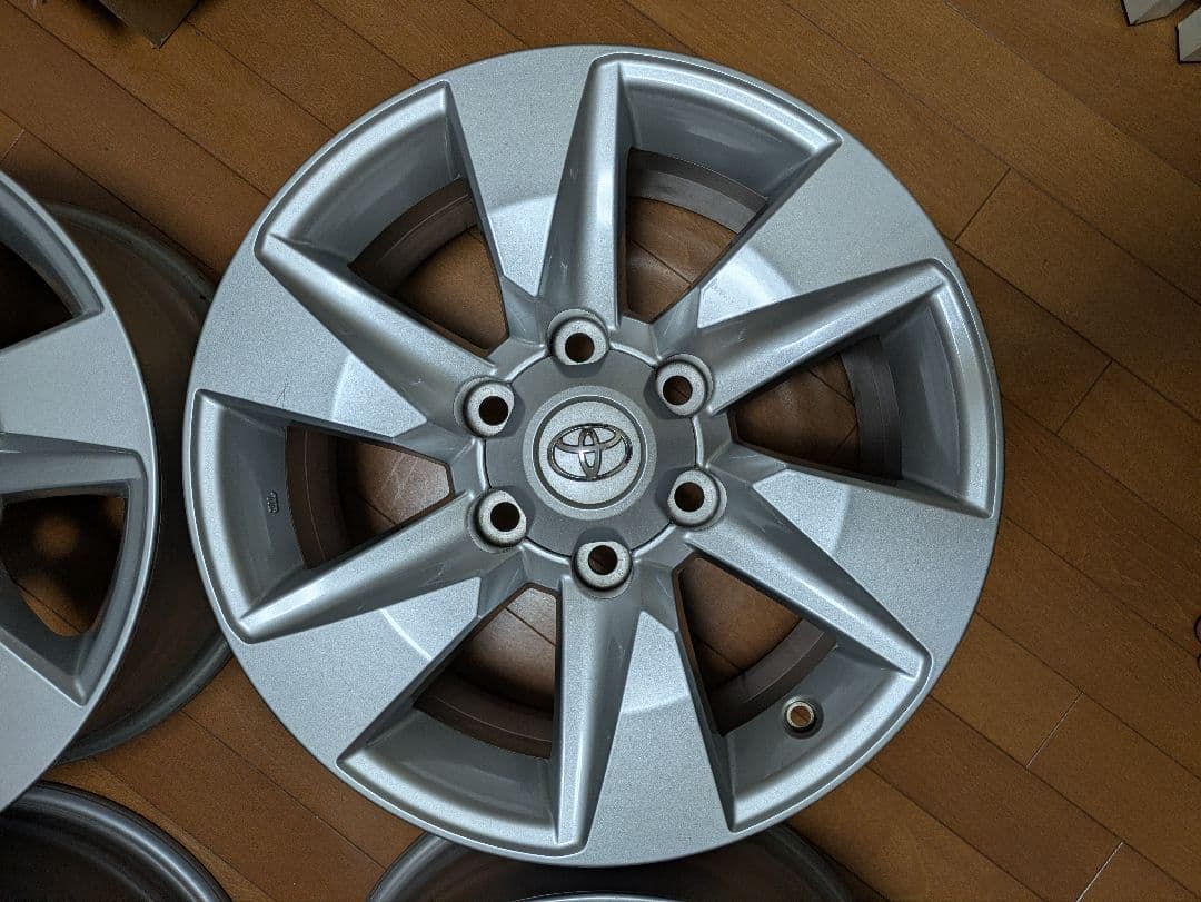 【aaaaa①】トヨタ 17インチ シルバー ホイール