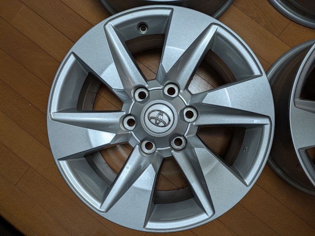 【aaaaa①】トヨタ 17インチ シルバー ホイール