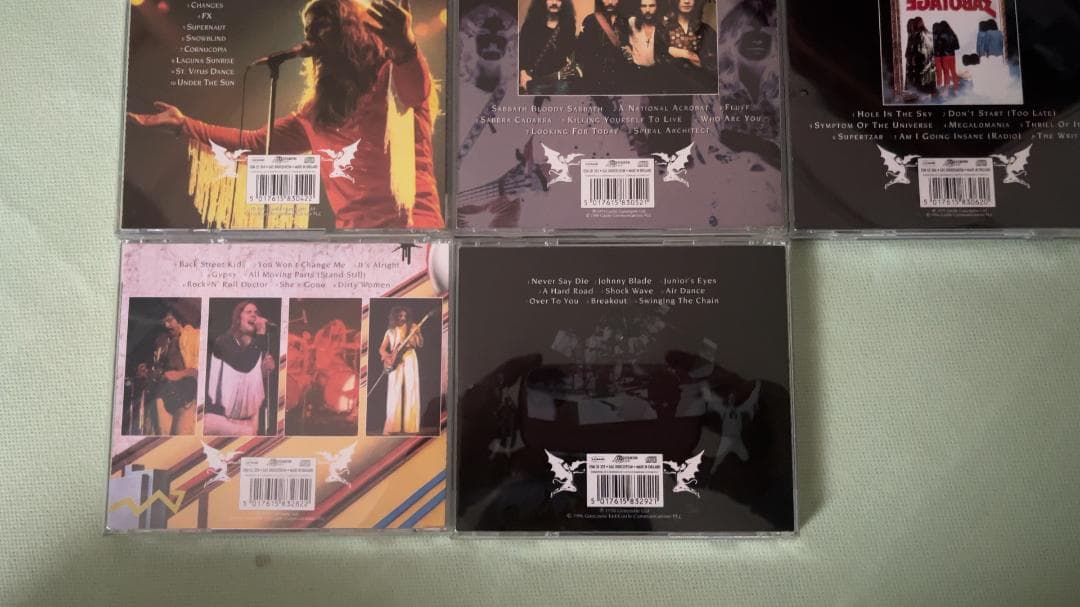 夢が一度に！ブラックサバス 廃版リマスター オジー期8枚セット で出品