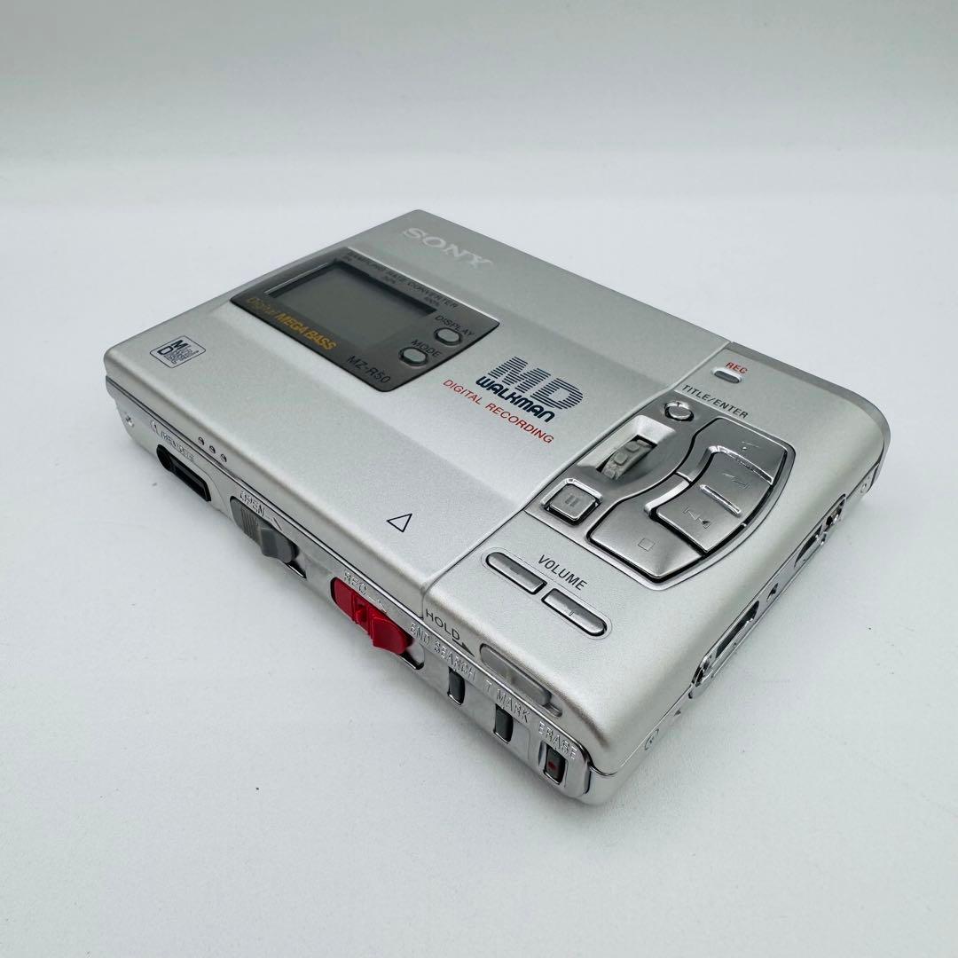 【極美品】SONY MZ-R50 ポータブルMDプレーヤー 希少