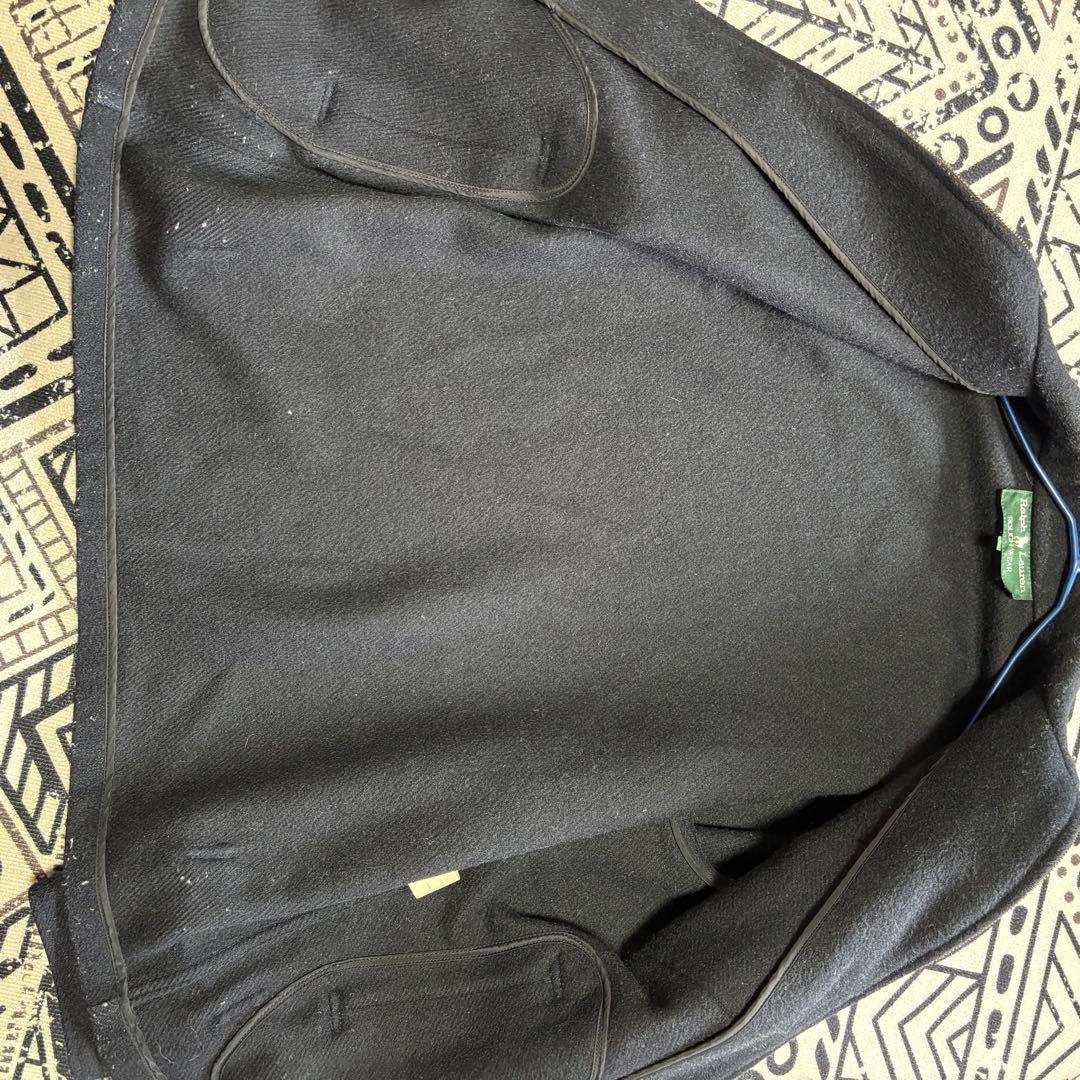 Ralph Lauren ウールジャケット Lサイズ ネイビー　アメカジ　ジップ