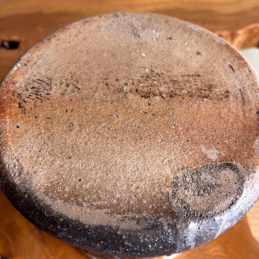 信楽焼 杉本忠（瑞峯）作 水指 茶道具 共箱