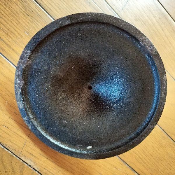 ヴィンテージ 変形花器 金属 漆 大型 花瓶 花器 和モダン フラワーベース