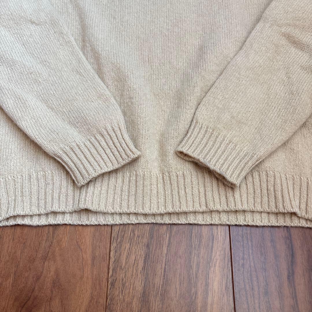 90s L.L.Bean エルエルビーン　スコットランド製 ウールニット L