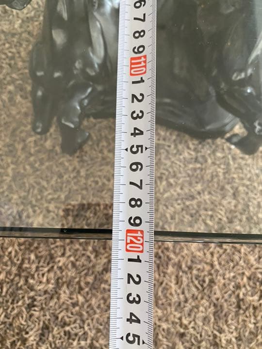 馬台座ガラステーブル