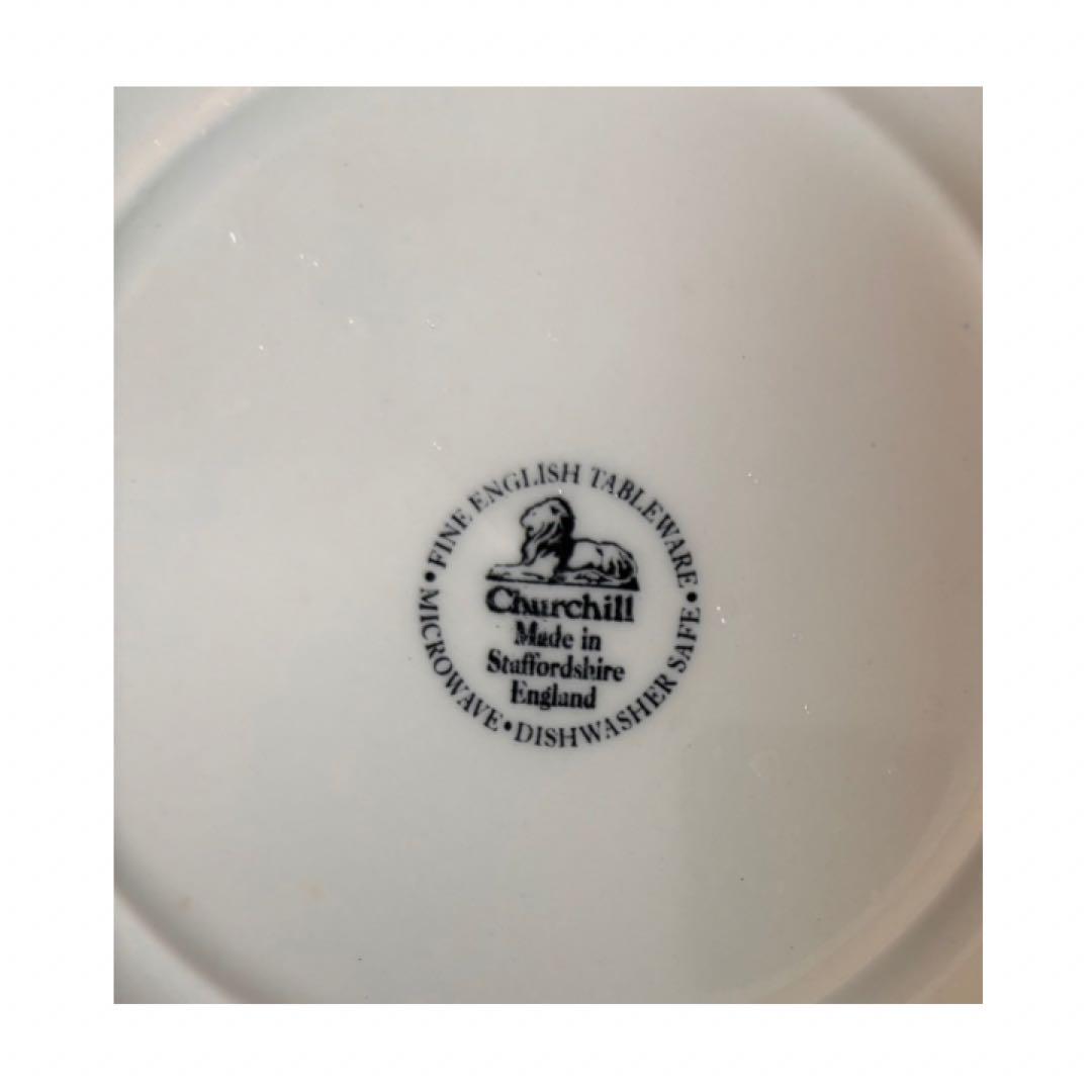 Churchill チャーチル ブラックベリー トレリス　ディナーセット　20点