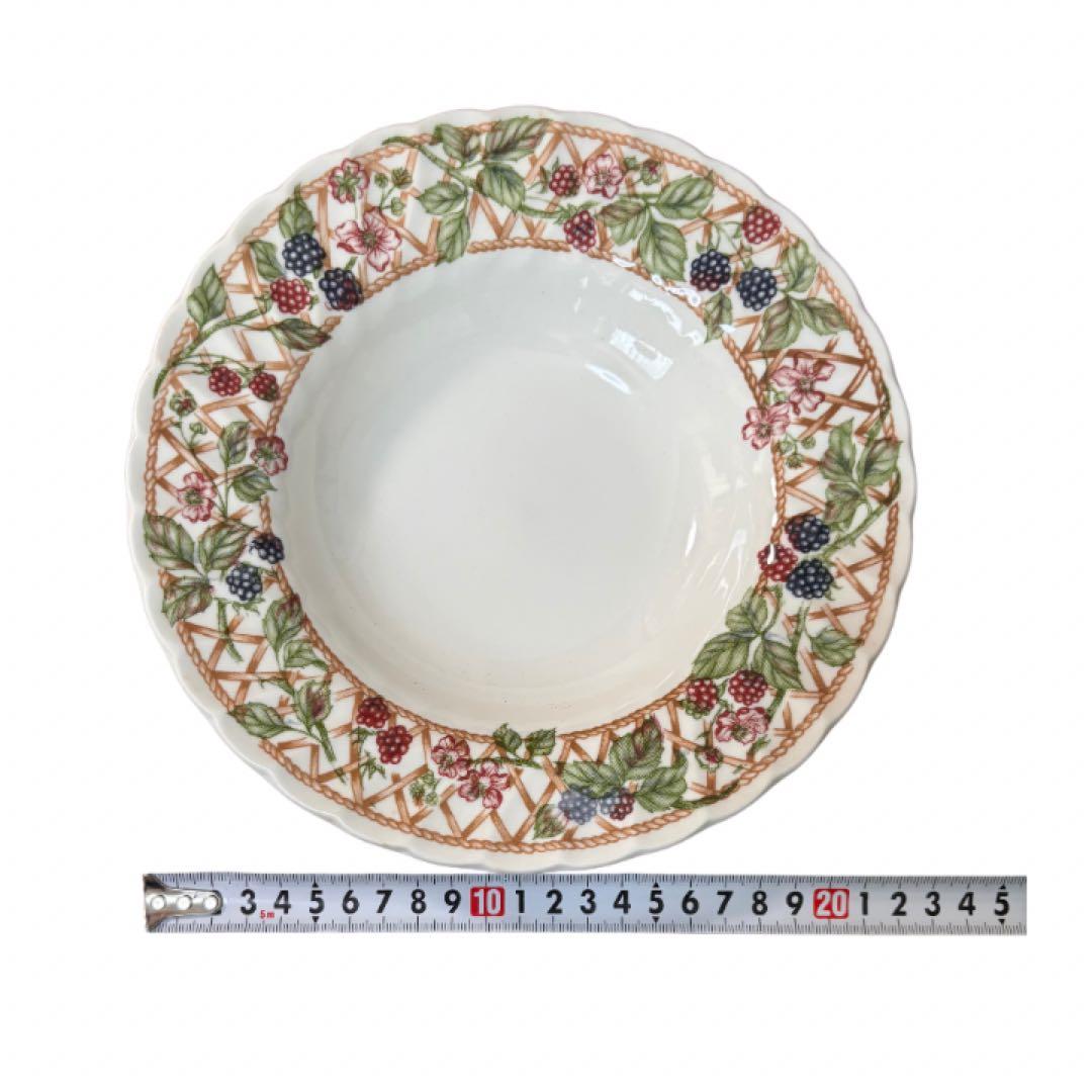 Churchill チャーチル ブラックベリー トレリス　ディナーセット　20点