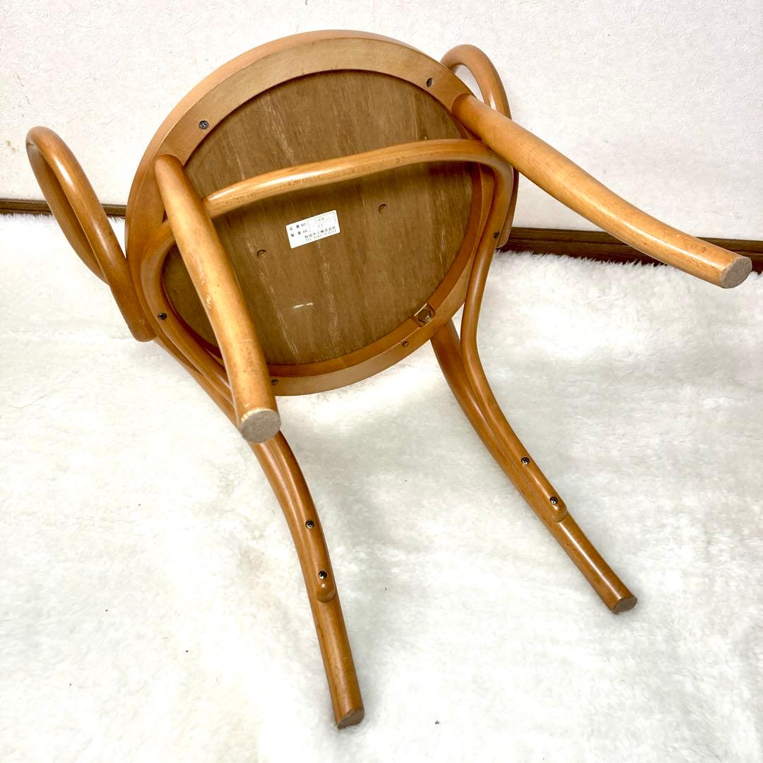 【lala 】秋田木工 ダイニングチェア No.508 リビング 曲木材①