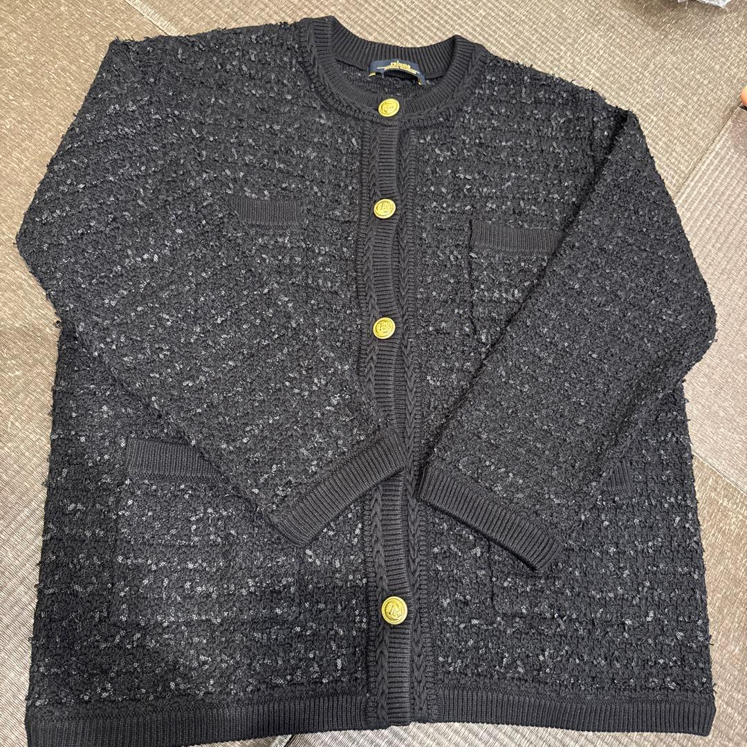 レリューム TWEEDYニットジャケット