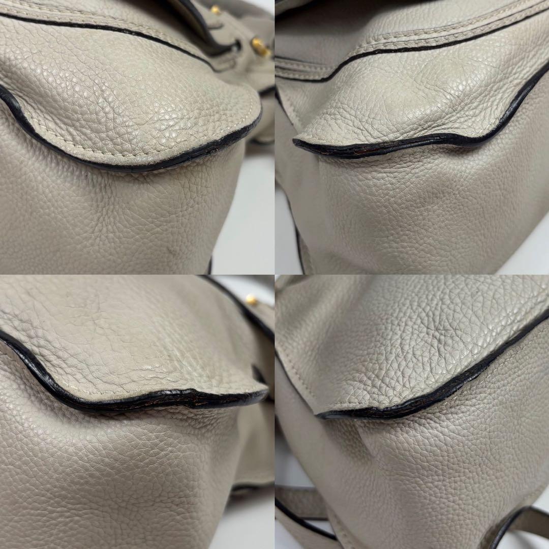 クロエ　マーシー　MARCIE 革　ハンドバッグ　アイボリー　2way y2k