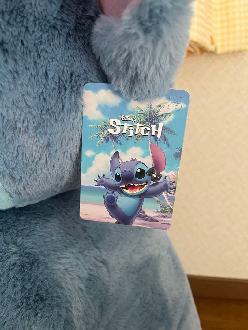 人気 新品未使用 コストコ スティッチ ぬいぐるみ 特大 ブランケット付き