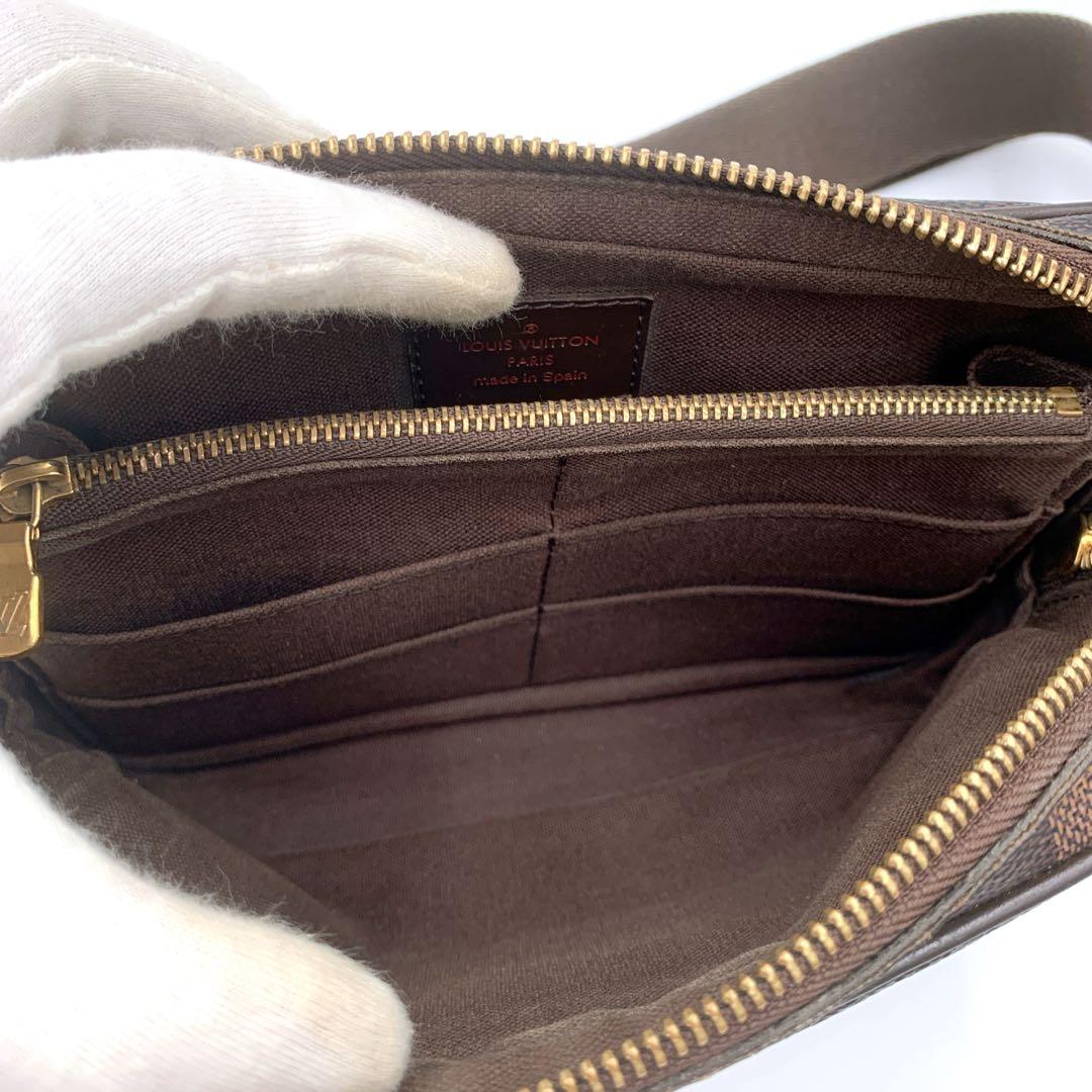【美品】LOUISVUITTON ルイヴィトン　ダミエ　バムバッグ　ブルックリン