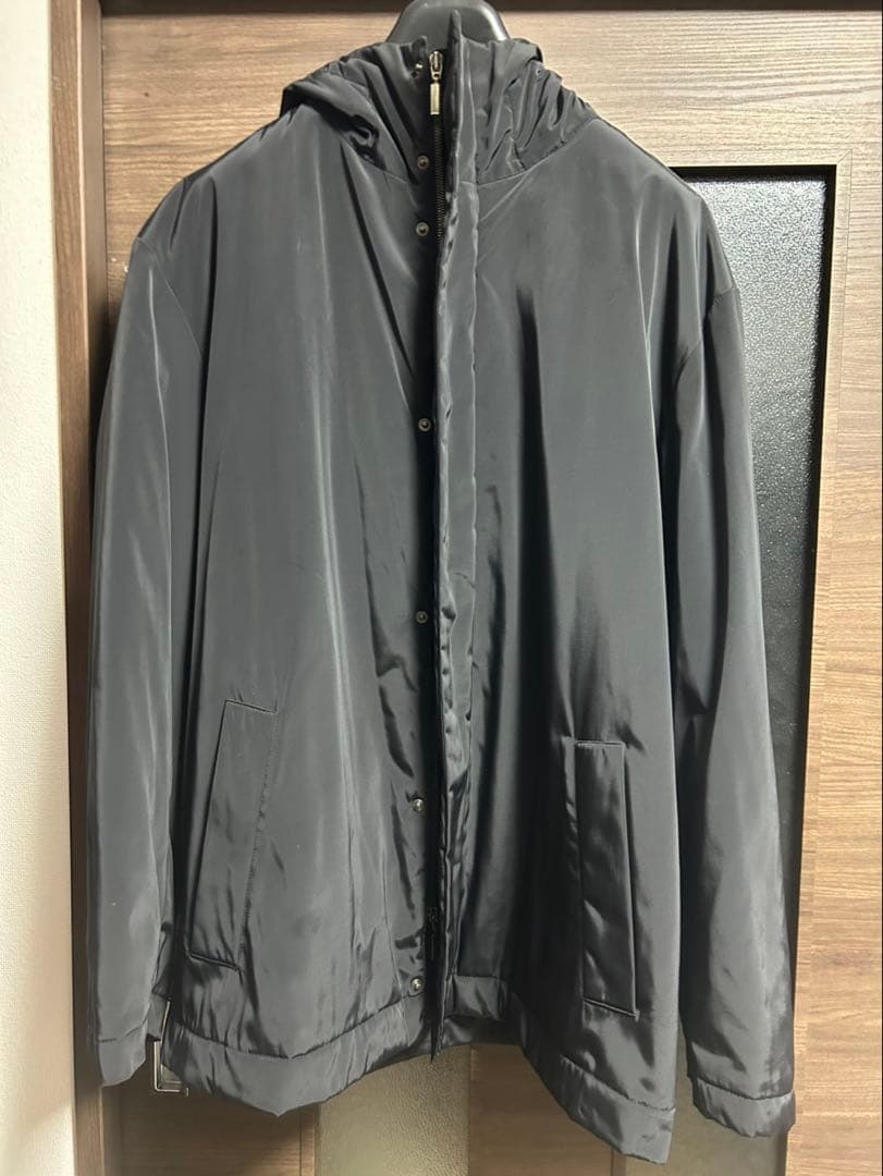 black96Giorgio Armani フード付きナイロンジャケット