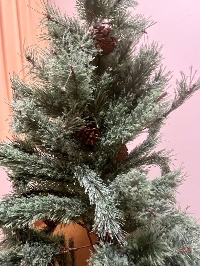 【美品】クリスマスツリー　高級志向　LEDイルミネーションライト付き