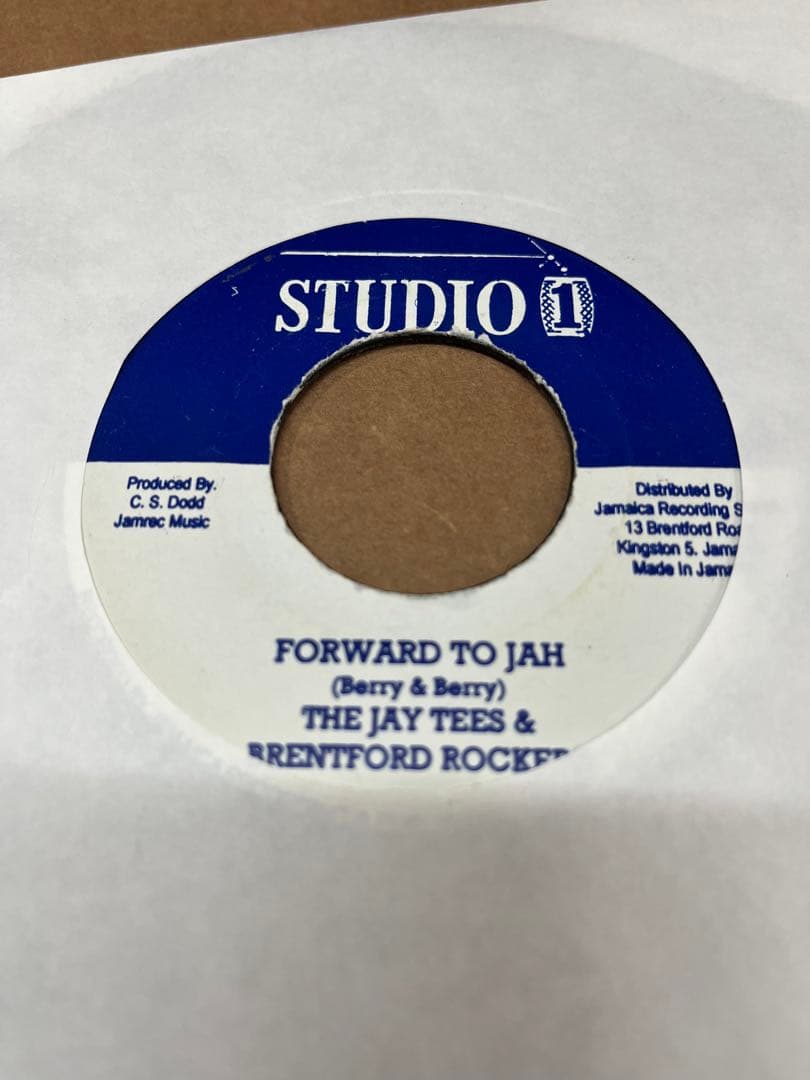 洋楽 The Jay Tees / Forward To Jah / Studio 1