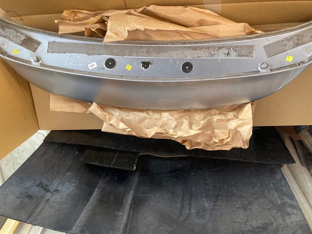 コペン　L880K 純正リアスポイラー　S28シルバーM 取付要領書